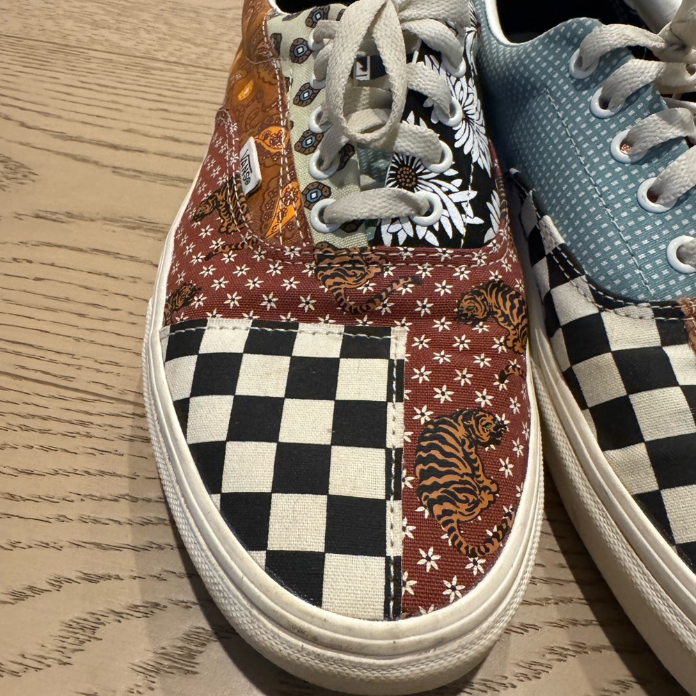Multicolor Vans Tiger Era Patchwork Sneakers - image 2